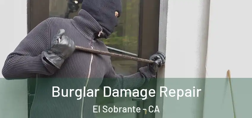 Burglar Damage Repair El Sobrante - CA