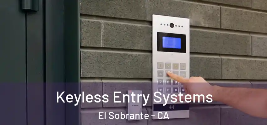  Keyless Entry Systems El Sobrante - CA